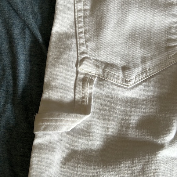 $90 - WHITE Rag and Bone / Jean skinny - folded unfinished cuff - Picture 11 of 11